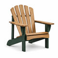 Sedia Adirondack in legno e metallo verde