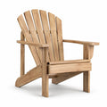 Sedia Adirondack in legno naturale per esterni